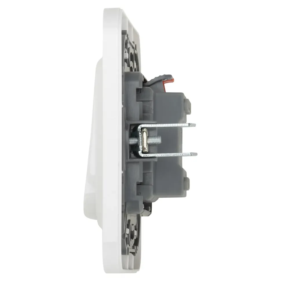 Bouton poussoir Jacobsen Kennet blanc complet