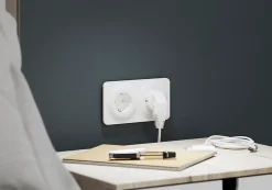 Bouton poussoir Jacobsen Espen blanc à composer