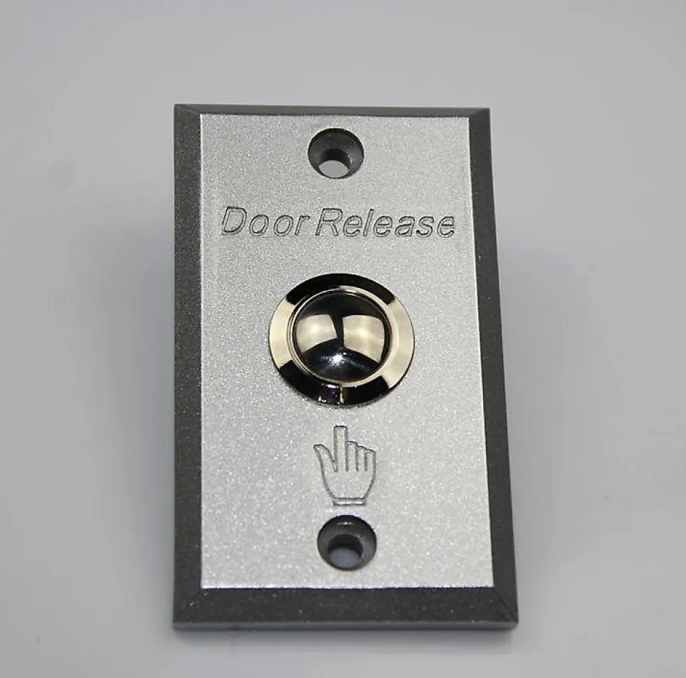 Bouton poussoir rectangulaire aluminium rétroéclairé sb5hkr