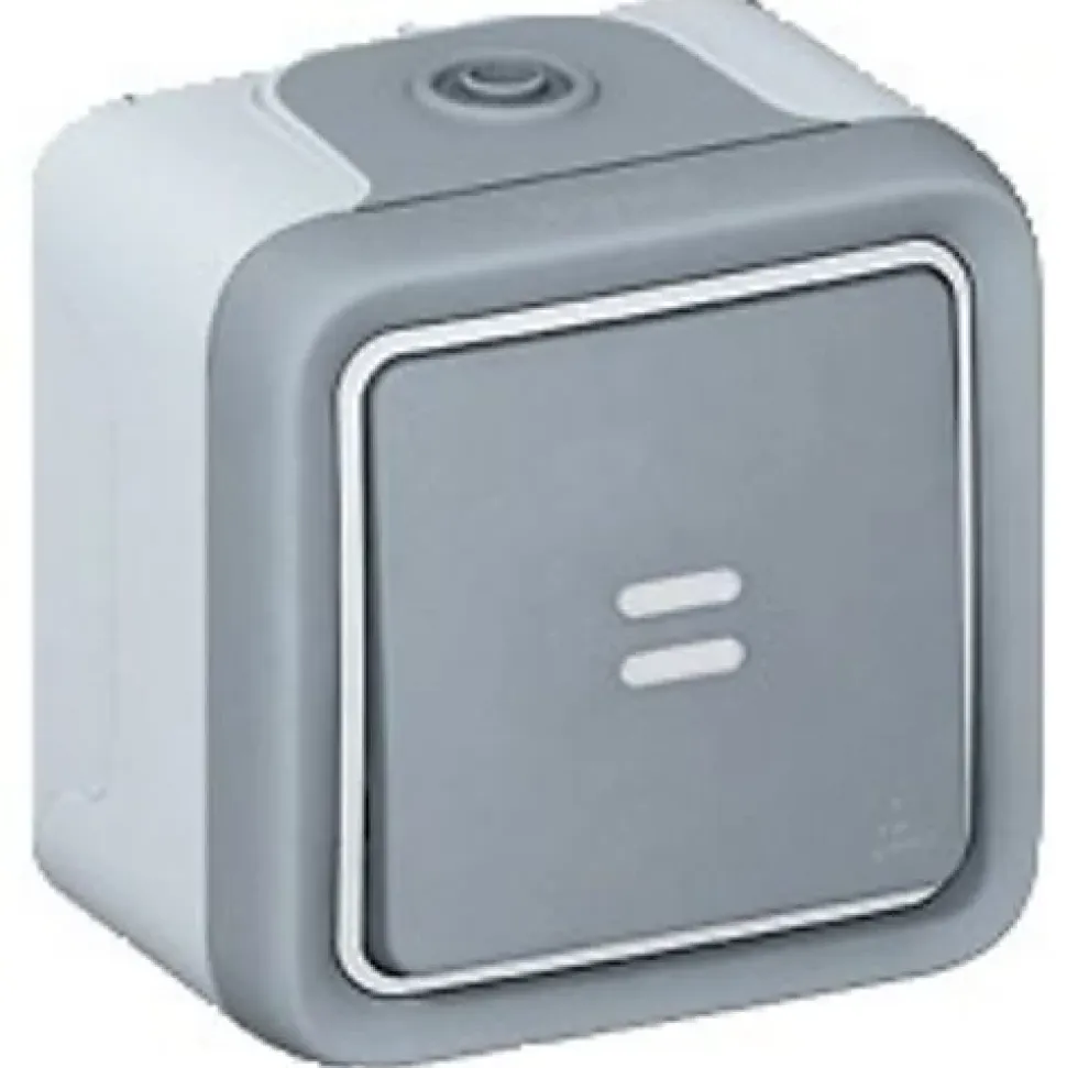 Bouton-poussoir étanche PLEXO 10A - LEGRAND - 069722