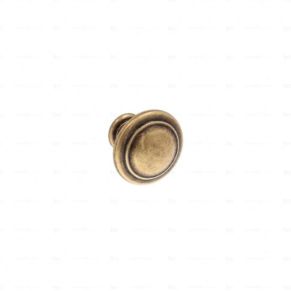 Boutons pour meubles en zamac Diamètre 30 Florence antique