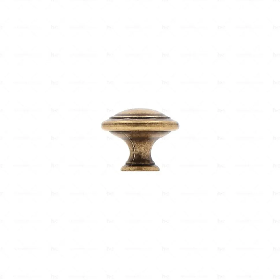 Boutons pour meubles en zamac Diamètre 30 Florence antique