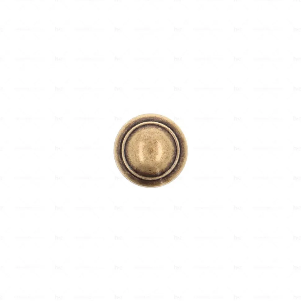 Boutons pour meubles en zamac Diamètre 30 Florence antique
