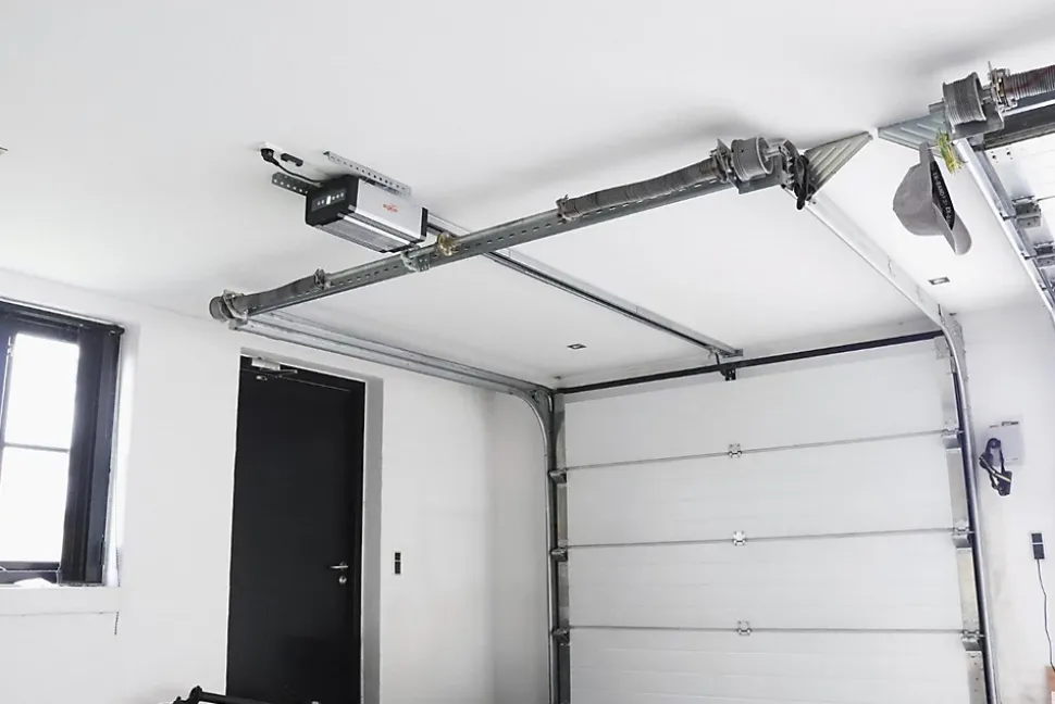 Boxer Ouvre-porte de garage WiFi 800N avec application smartphone, rail 3 m, télécommande incluse