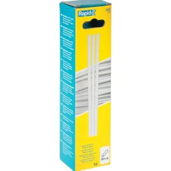 Bâton de colle PVC câbles transparente 190 mm Rapid, 16 pièces