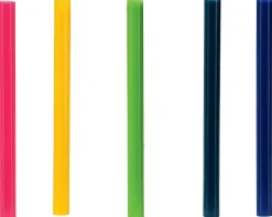Bâtons de colle colorée Ø7mm x 94mm, lot de 36 x 5 couleurs
