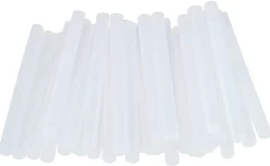 Bâtons de colle transparente universelle 7 mm. Paquet de 36 bâtons courts.