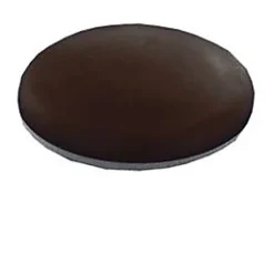 Butée de poignée de porte DIALL marron Ø6 cm