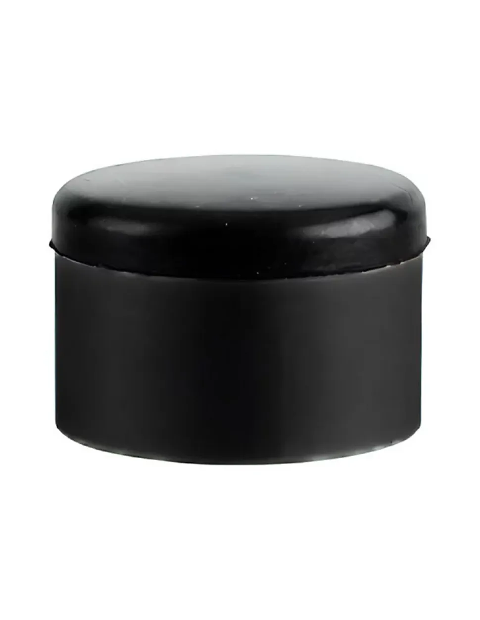 Butoir à visser, fixation au sol, aluminium, bague caoutchouc,diamètre 40x29mm, noir - THIRARD