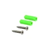 Butoir de porte cubique, corps inox, embout caoutchouc - THIRARD