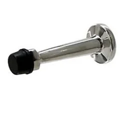 Butoir de porte long DIALL inox poli Ø3,2 x l.7,7 cm