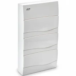Bv36po Ide - Tableau De Distribution Résidentiel - 3 Rangées De 12 Modules - 497x264x99mm - Avec Rail Din