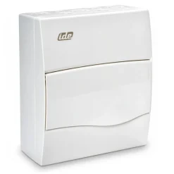 Bv8po Ide - Tableau De Distribution électrique Résidentiel - 8 Modules - 228x191x99mm - Avec Rail Din