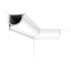 C902 Corniche plafond pour éclairage indirect Orac Decor - 10x10x200cm (h x p x L) - Pack 2 pièces