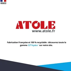 Cache nourrice plomberie ATOLE en acier Blanc - Largeur réglable - Taille 4 : 650 x 605 à 1150 x 150 mm