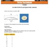 Cache tête Plastique Pozi numéro 2 Diamètre de tête: 12 RAL9010 blanc pur - 100 pièces