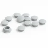 Cache vis gris clair diamètre 6mm - Lot de 10