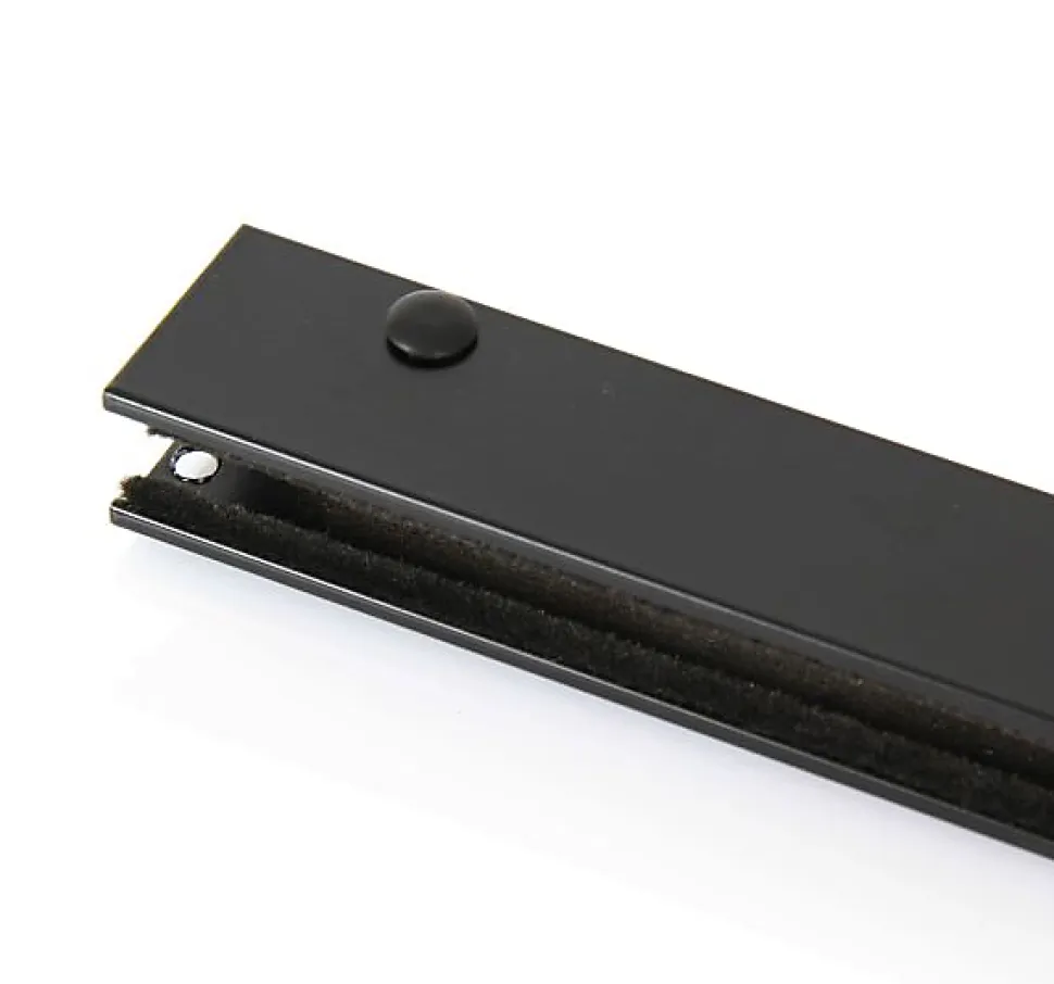 Cache vis noir diamètre 6mm - Lot de 10