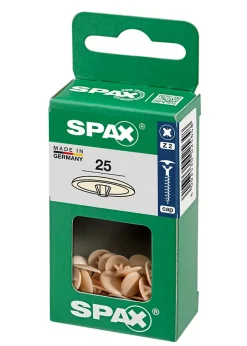 Cache-vis vis Z2 beige ø12 mm - 25 pièces