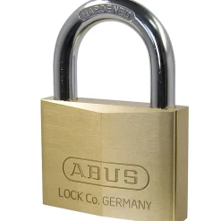 Cadenas à clé Abus 60/70 en laiton Ø de l'anse 12 mm l.70 x H.99 mm