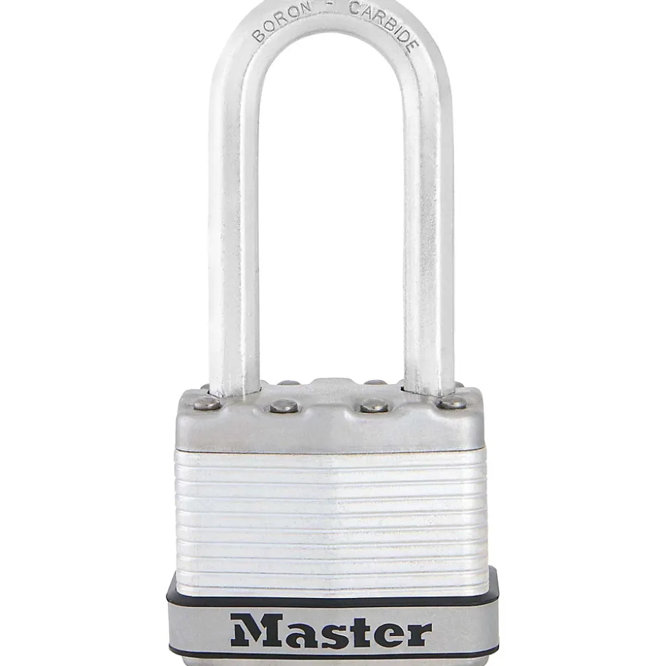 Cadenas à clé Master Lock Excell M1EURDLH acier laminé l.45 mm hauteur de l'anse 51 mm