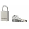 Cadenas à clé Rinox, inox, extérieur, anse inox, 30mm, 4 clés - THIRARD