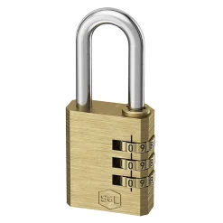 Cadenas à combinaison Smith & Locke laiton 30mm