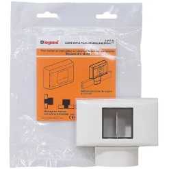 Cadre 1 poste Mosaic pour moulures et plinthes DLPlus Legrand