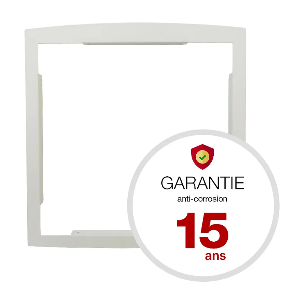 Cadre d'encastrement Blanc neige brillant RAL 9016