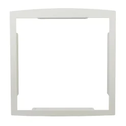Cadre d'encastrement Blanc neige brillant RAL 9016