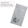 Cadre d'encastrement Noir Sablé RAL 2100 MS