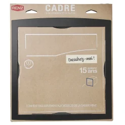 Cadre d'encastrement Noir Sablé RAL 2100 MS