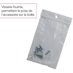 Cadre d'encastrement Ton Pierre aspect sablé RAL 1013 S