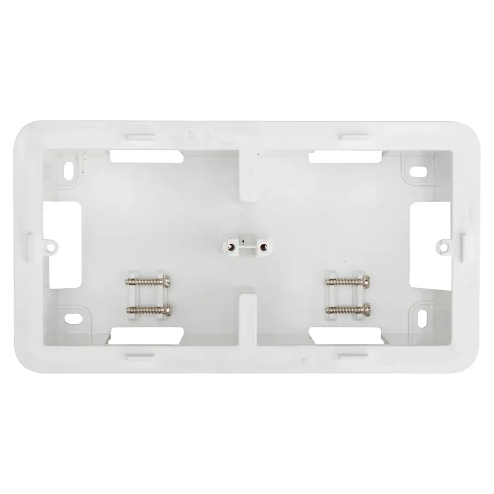 Cadre en saillie 2 postes Jacobsen Espen blanc