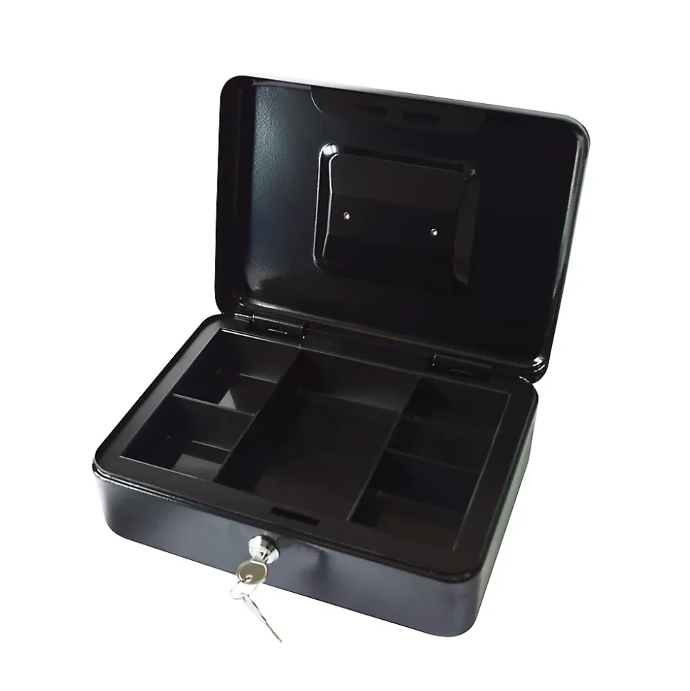 Caisse en acier Smith & Locke Noir 248 x 178 x 88 mm