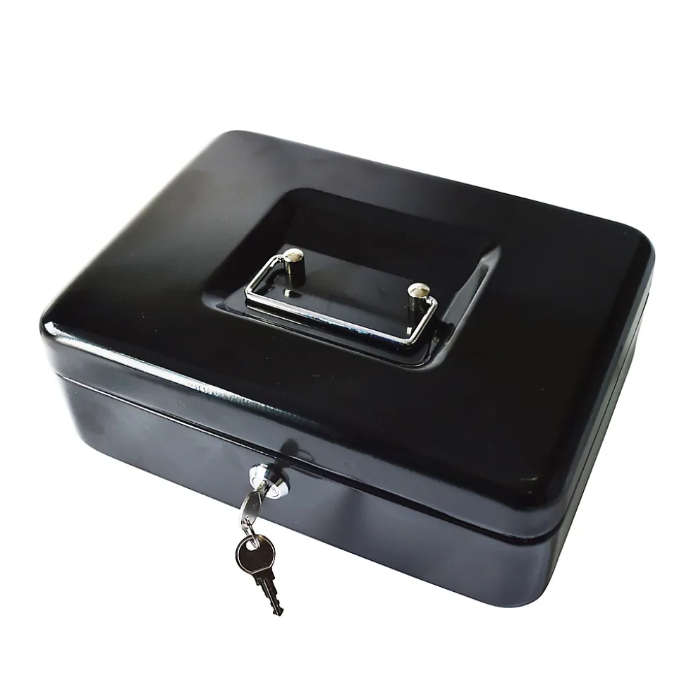 Caisse en acier Smith & Locke Noir 248 x 178 x 88 mm