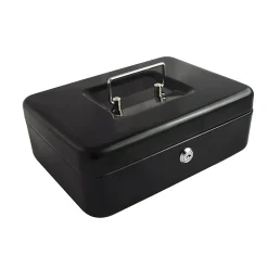 Caisse en acier Smith & Locke Noir 248 x 178 x 88 mm