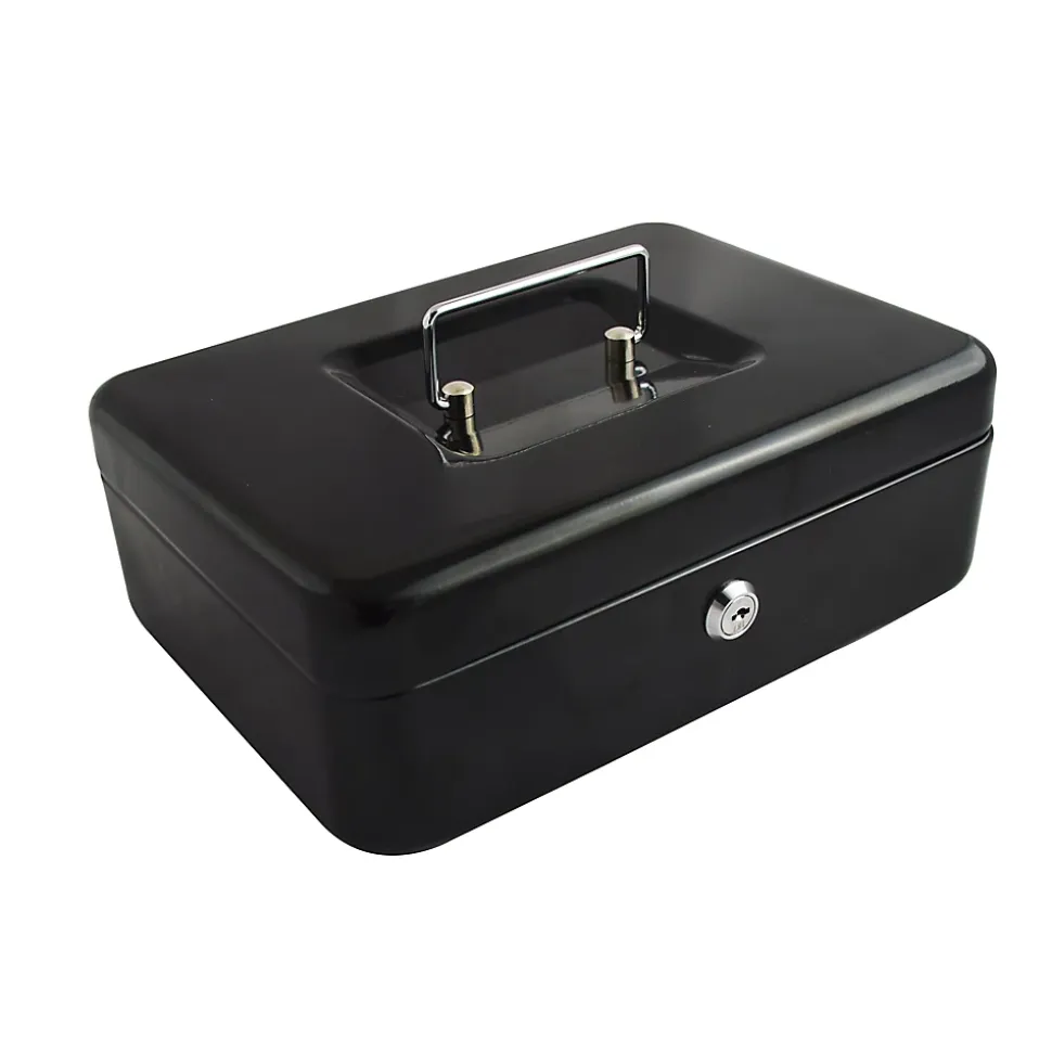 Caisse en acier Smith & Locke Noir 248 x 178 x 88 mm
