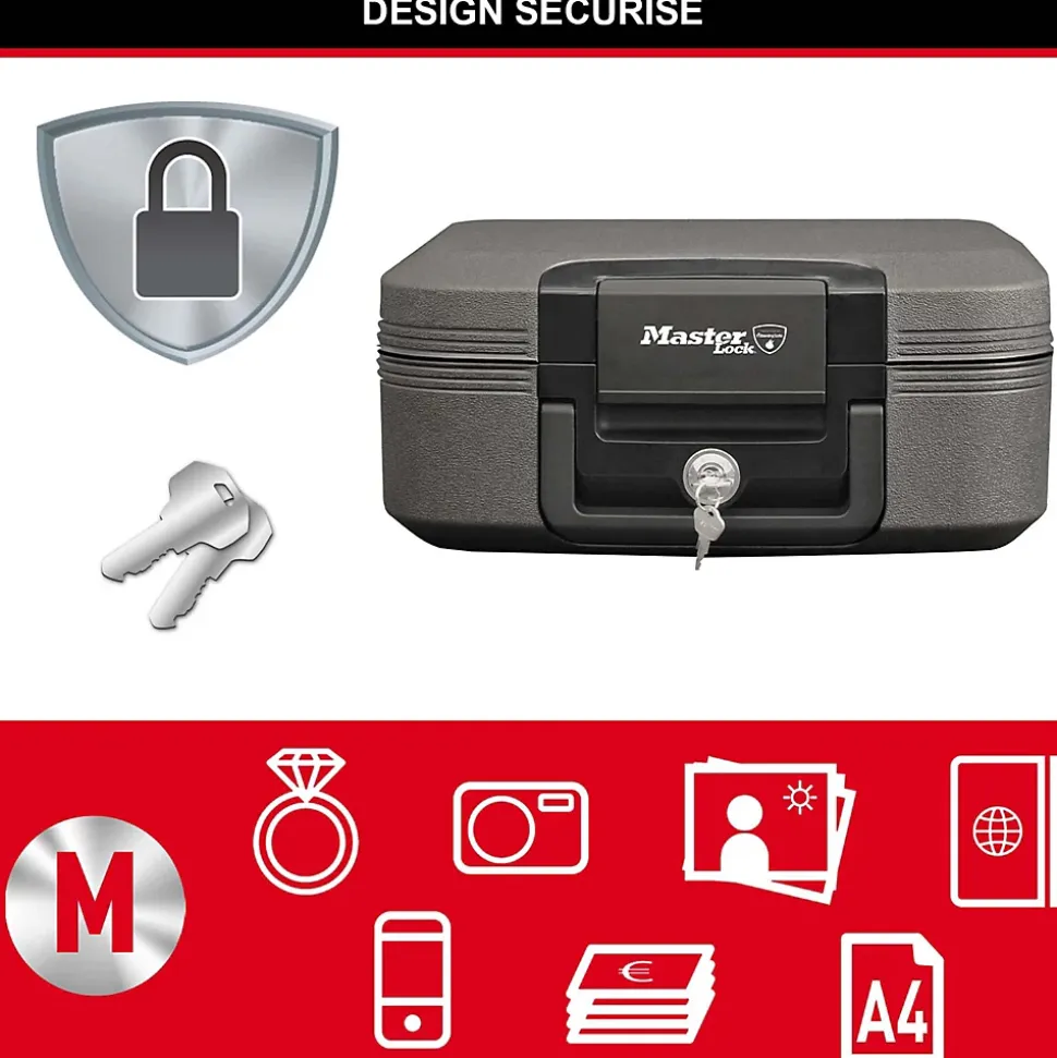 Caisson de sécurité Master Lock - Petit format 7.8L