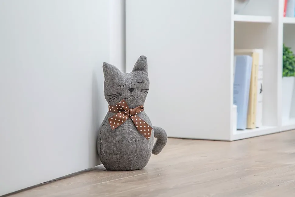 Cale porte chat Rei tissu ⌀10,5x H.25,5 cm