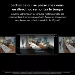 Caméra de sécurité Google Nest Cam intérieure/extérieure connectée sur batterie