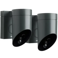 Caméra de surveillance extérieure Somfy 1870472, lot de 2