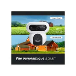 Caméra de surveillance Ezviz exterieure motorisee double optique H90 2K