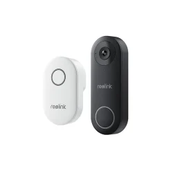 Caméra de surveillance Reolink Sonnette exterieur connectee D340W Noir