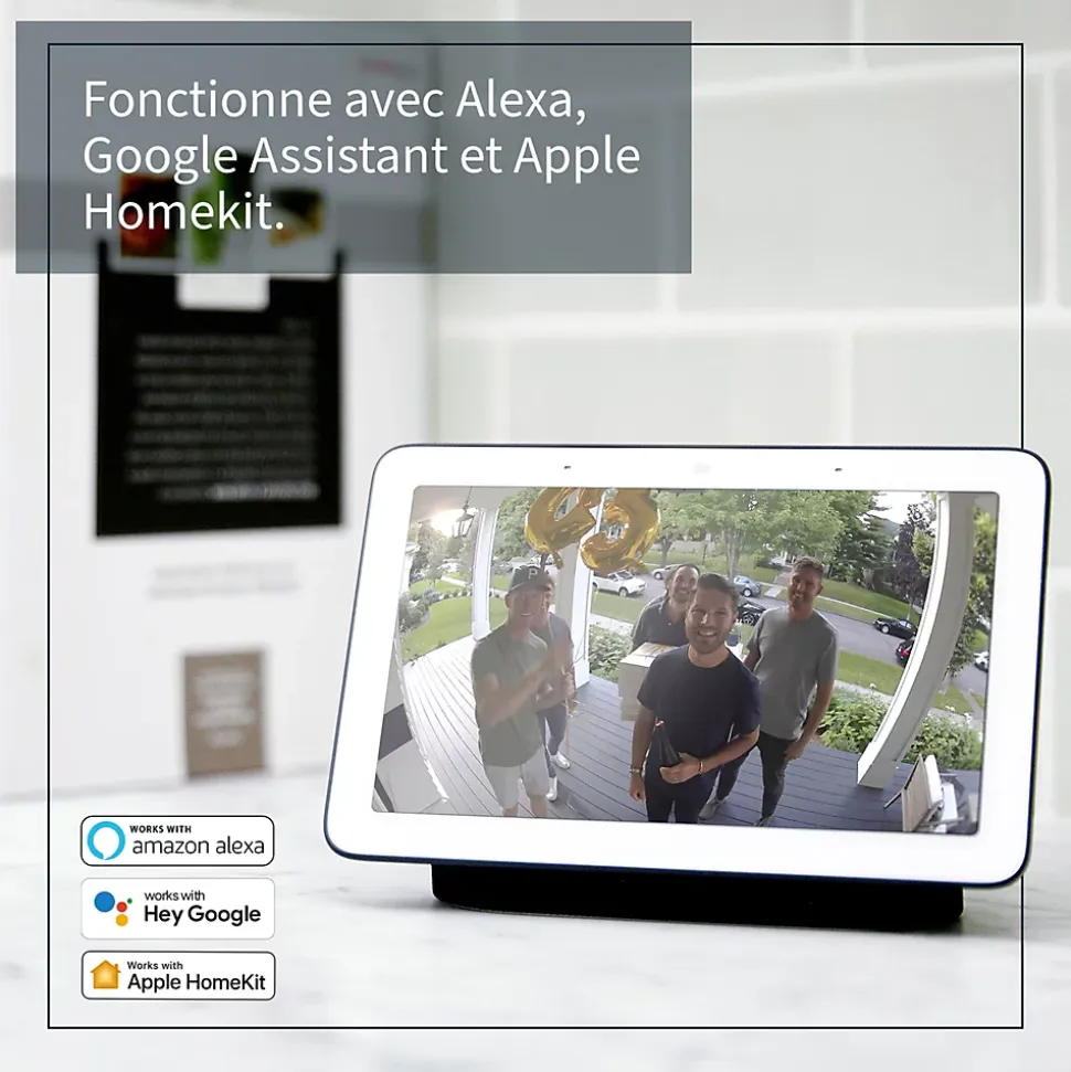 Caméra de vidéosurveillance sans fil Arlo Ultra2 4K blanche, lot de 4