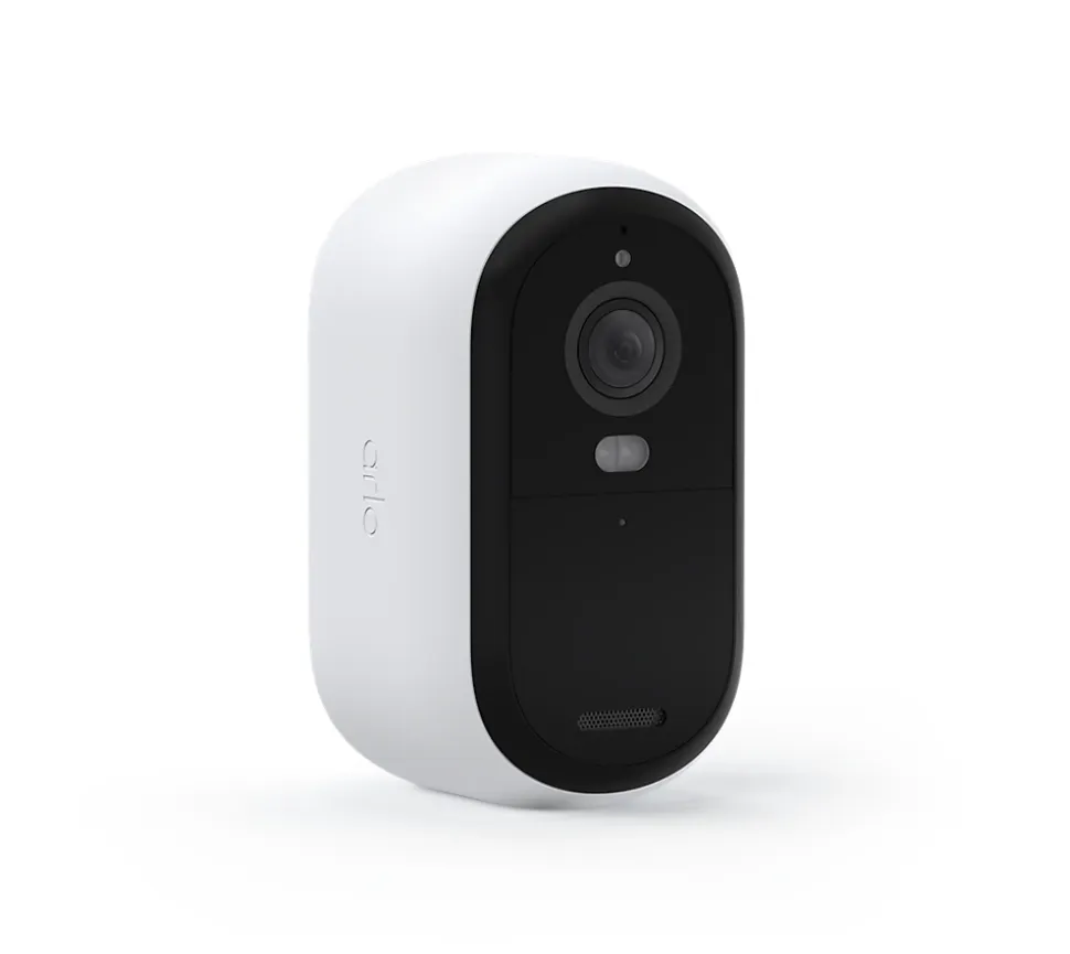 Caméra de vidéosurveillance extérieure Arlo Essential2 2k blanc vendue par 3 pièces