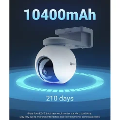 Caméra de vidéosurveillance extérieure sur batterie Ezviz HB8 2K+