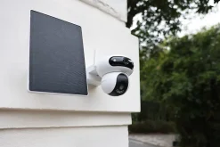 Caméra de vidéosurveillance extérieure avec panneau solaire Ezviz CS-HB90/SP-R100 blanc