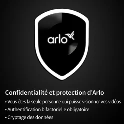 Caméra de vidéosurveillance intérieure sans fil Arlo Essential 1080p noire