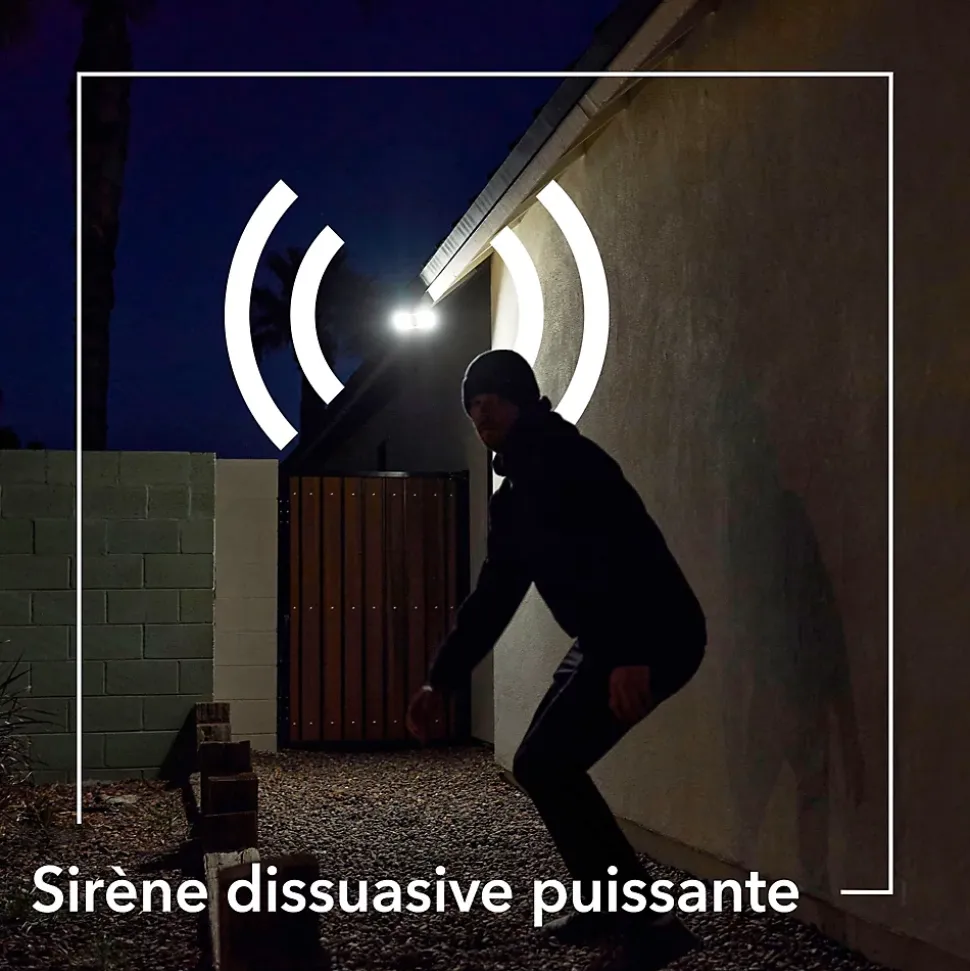 Caméra de vidéosurveillance sans fil Arlo Floodlight Pro3 2K blanche
